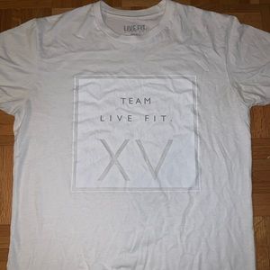 Live fit workout shirt